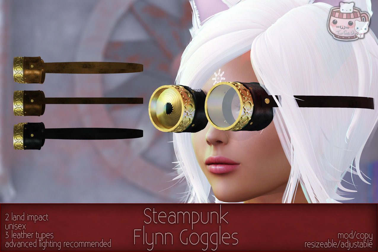 c( TC ) Steampunk Flynn Goggles poster